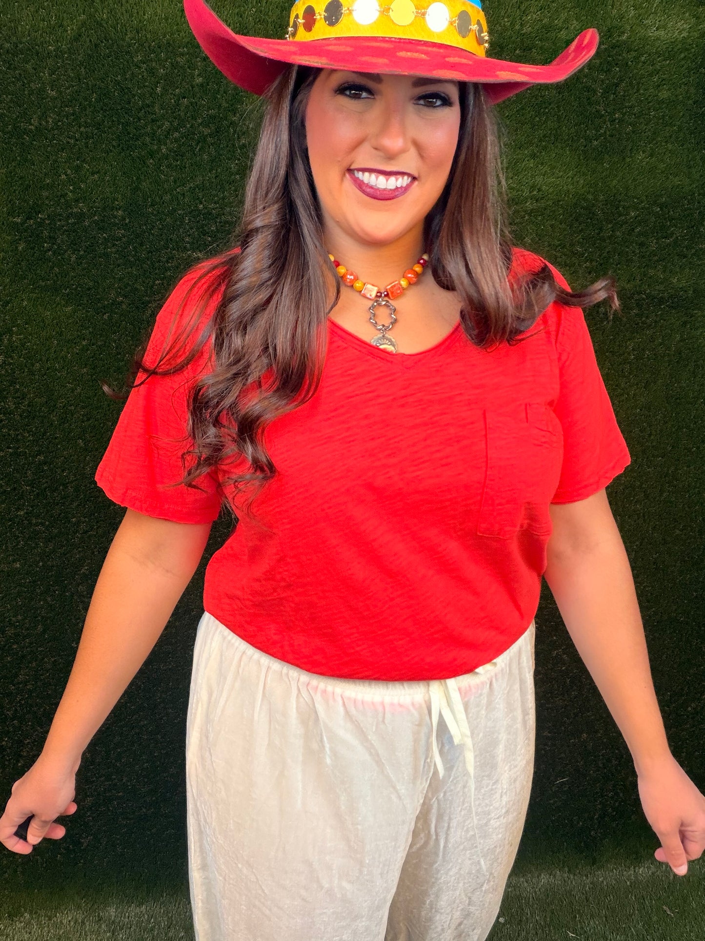 Ruffle It Up Velvet Pants - Parchment
