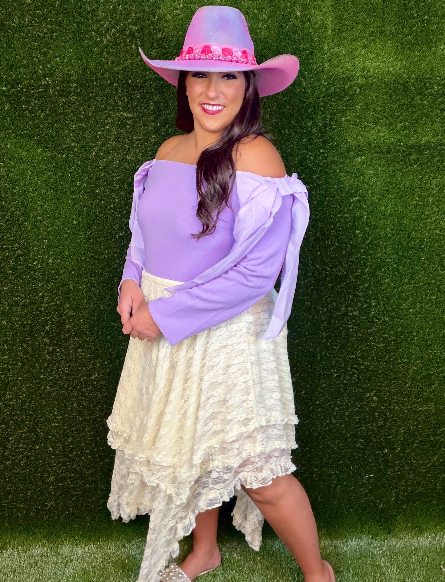 Meadow Views Lace Skirt - Cream