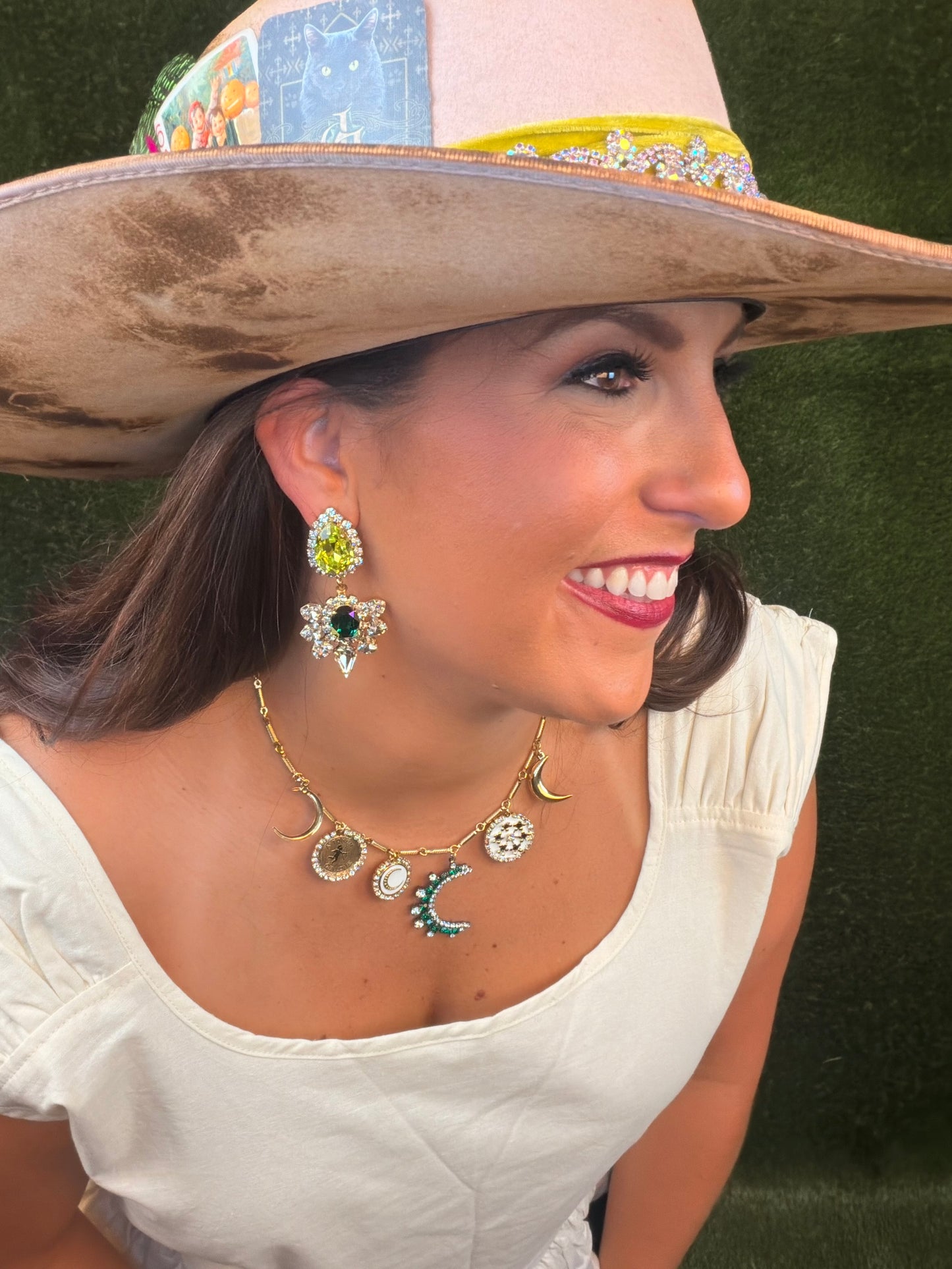 Lenny III Earrings - Chartreuse