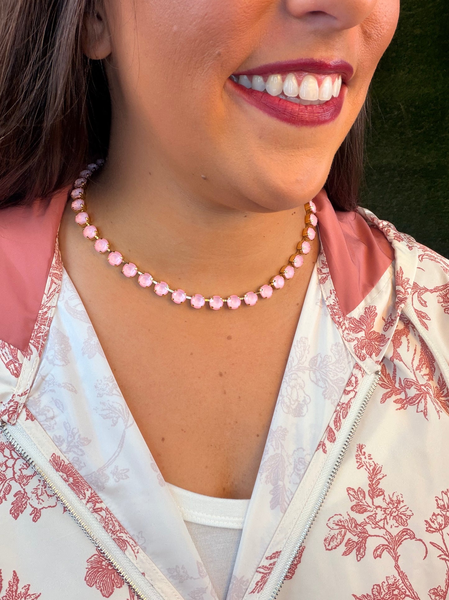 Oakland Necklace - Bubblegum Pink