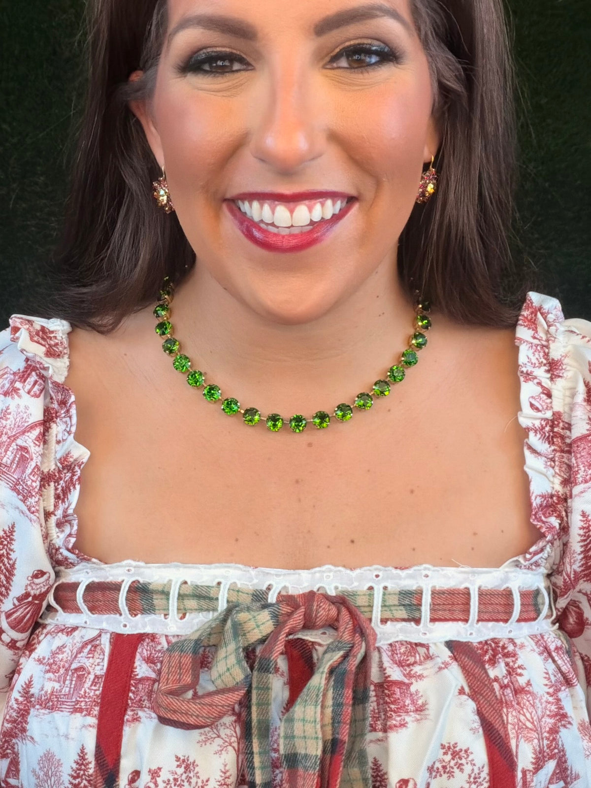 Trentley Necklace - Antique Green
