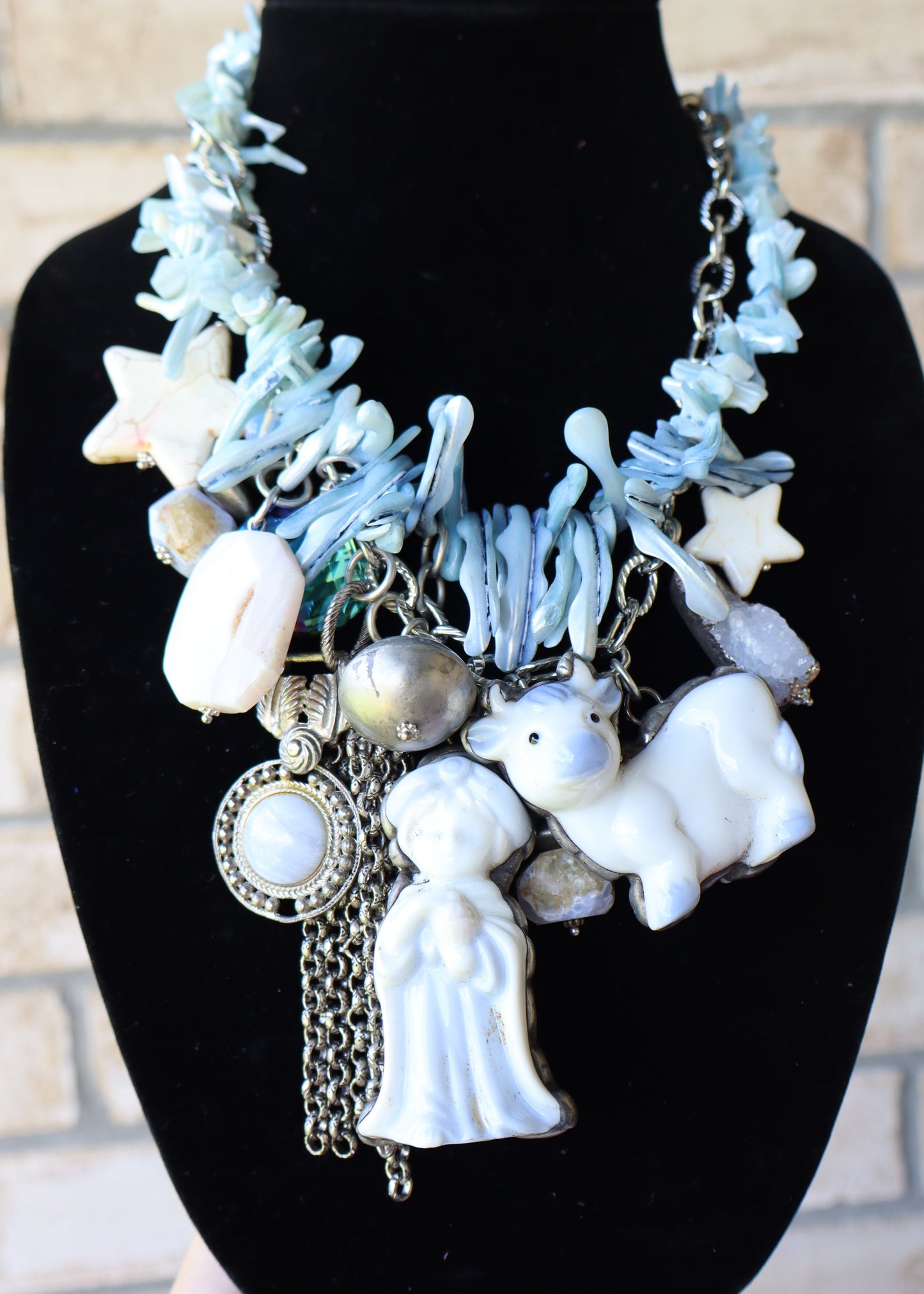 A Wise Man Necklace - Baby Blue