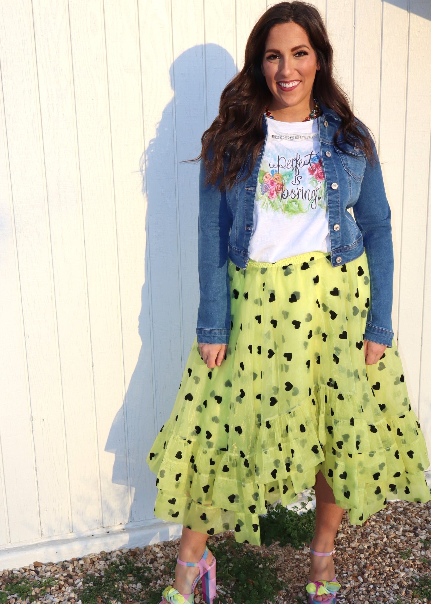 Eiffel Butterflies Denim Jacket