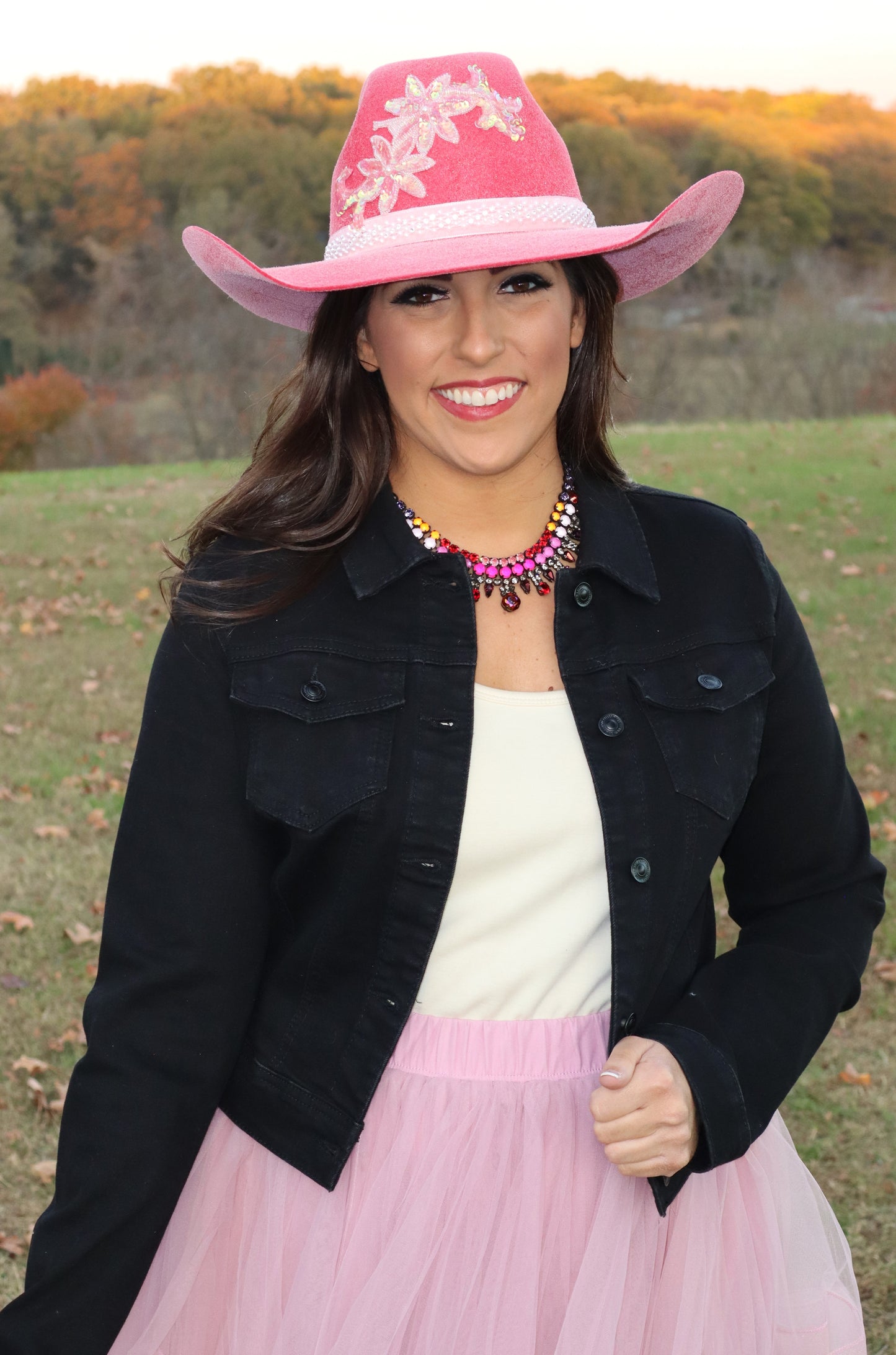 Bonita Black Denim Jacket