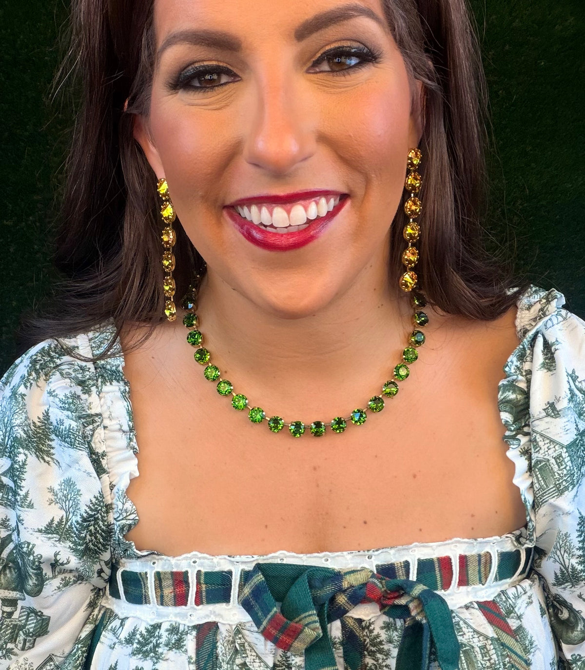 Lilibet Earrings - Citrus Lime Brandy