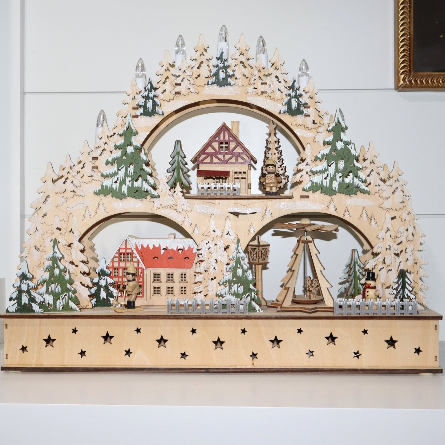 Candlelight Village Scene (set of 2)