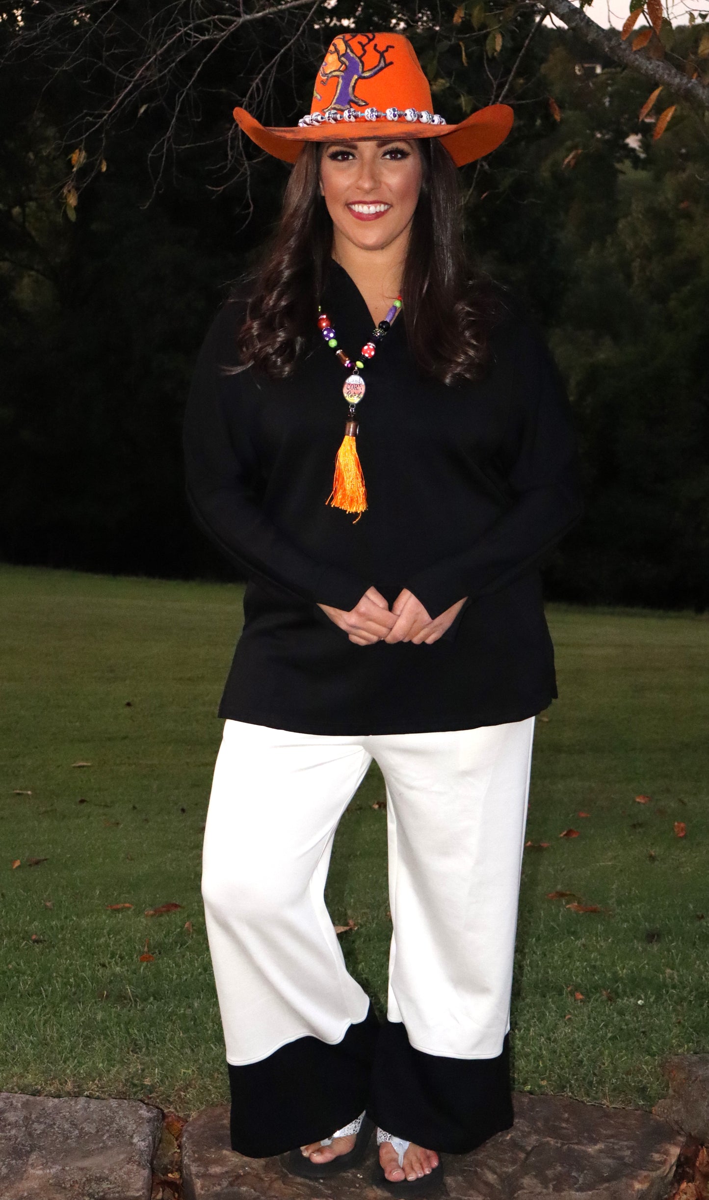 Candy Corn Rocks Necklace