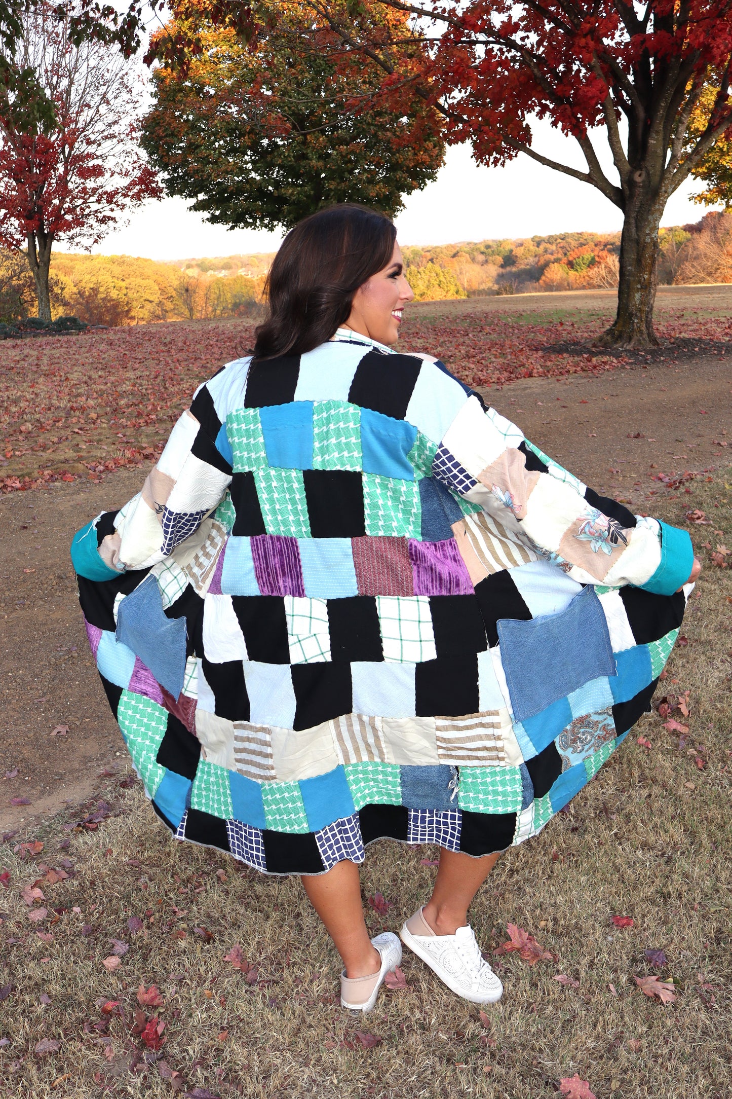 Coat Of Many Colors - Teal/Green