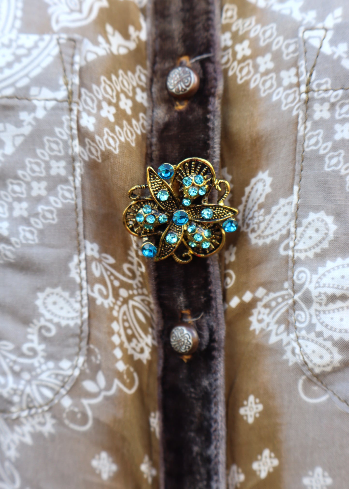 Coquette Garden Party Button-Up Shirt