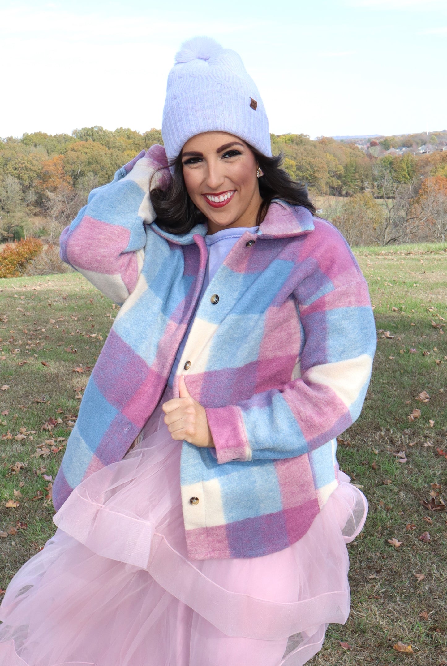 Cotton Candy Hat - Periwinkle