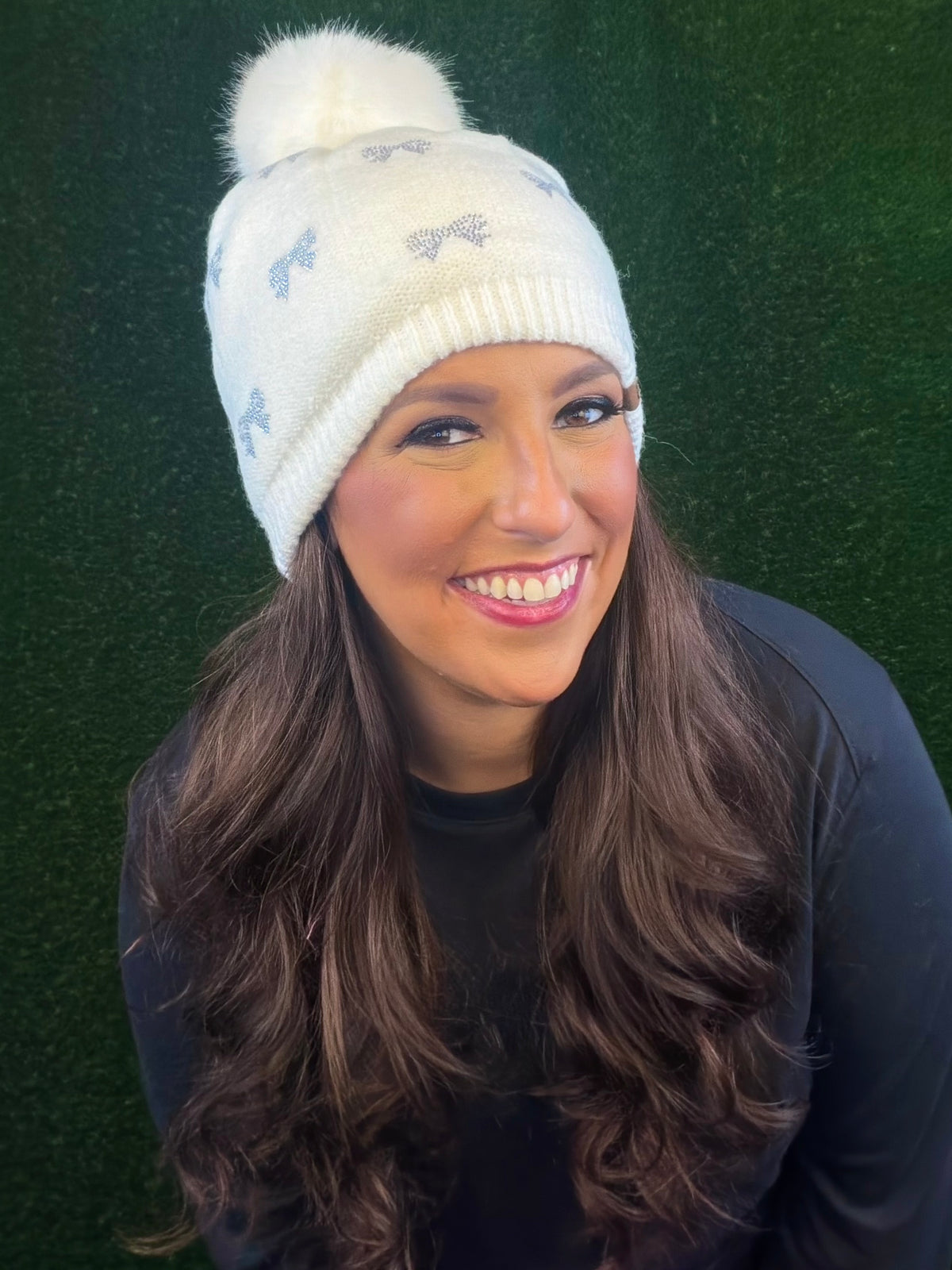 Audrey Bow Hat - White