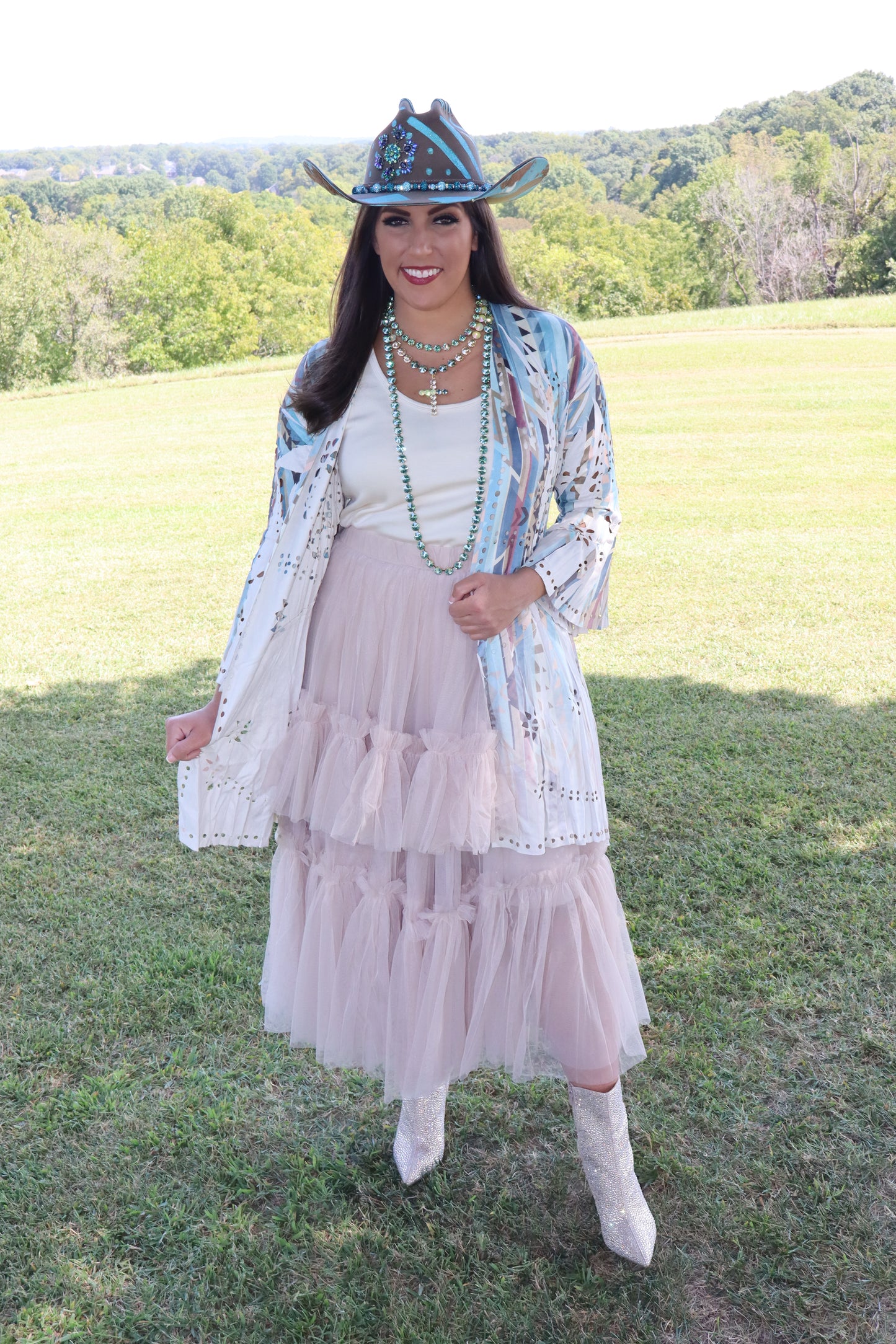 Dance The Night Away Tulle Skirt - Taupe