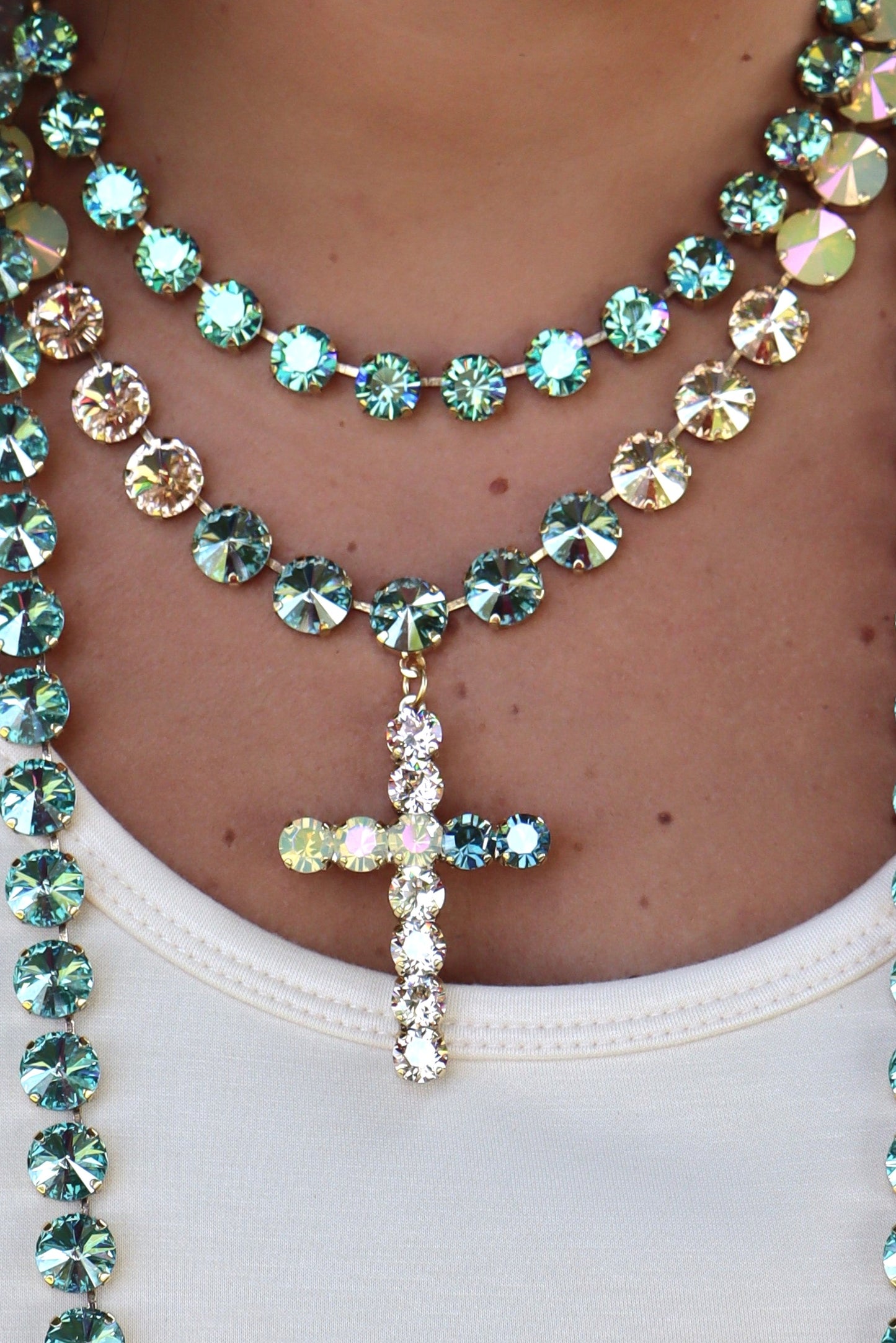 Donatella Necklace - Gold Champagne