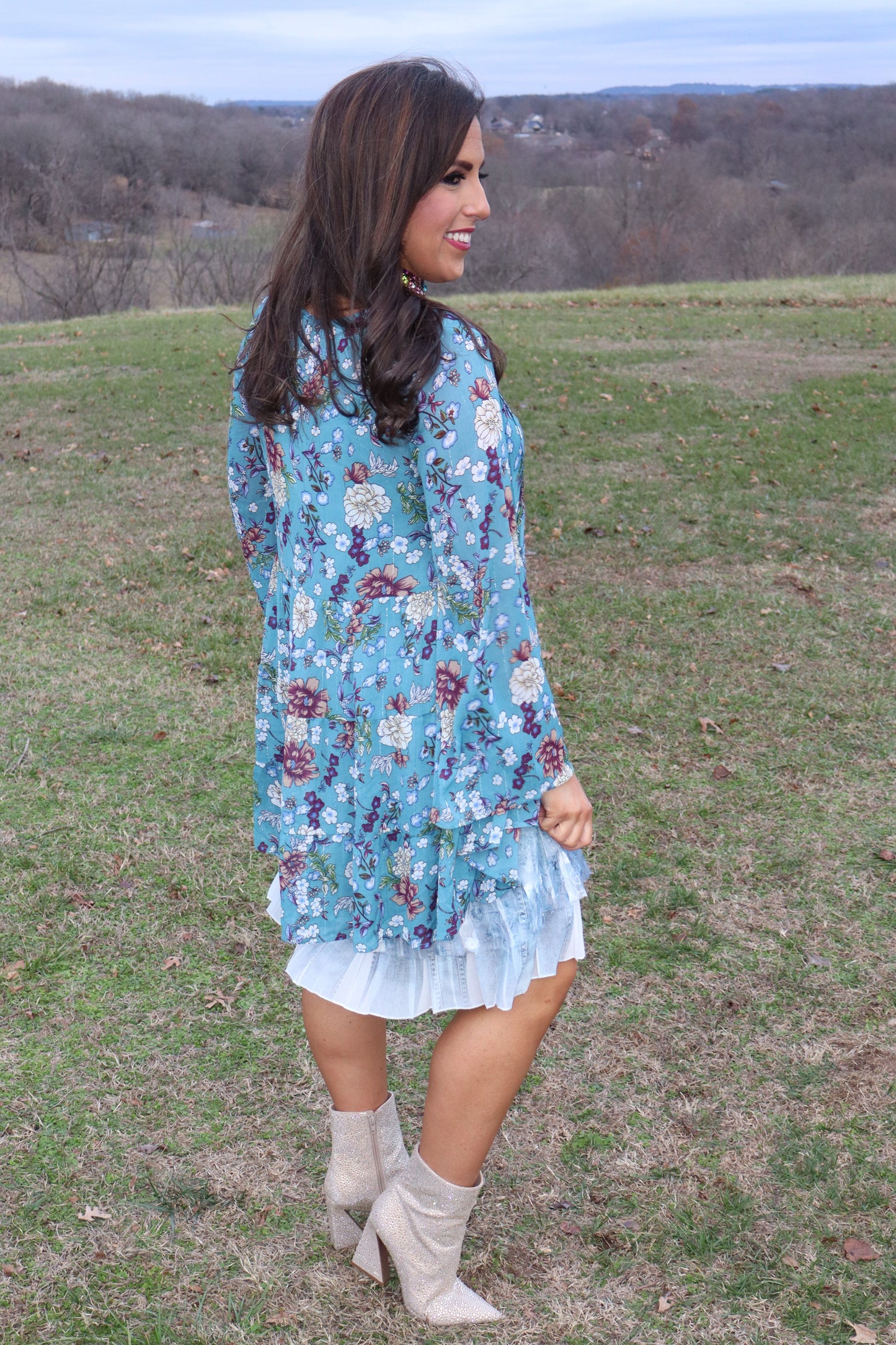 Enchanted Teal Tunic / Dress