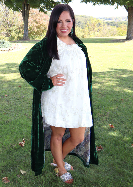 Golden Slumber Duster - Emerald