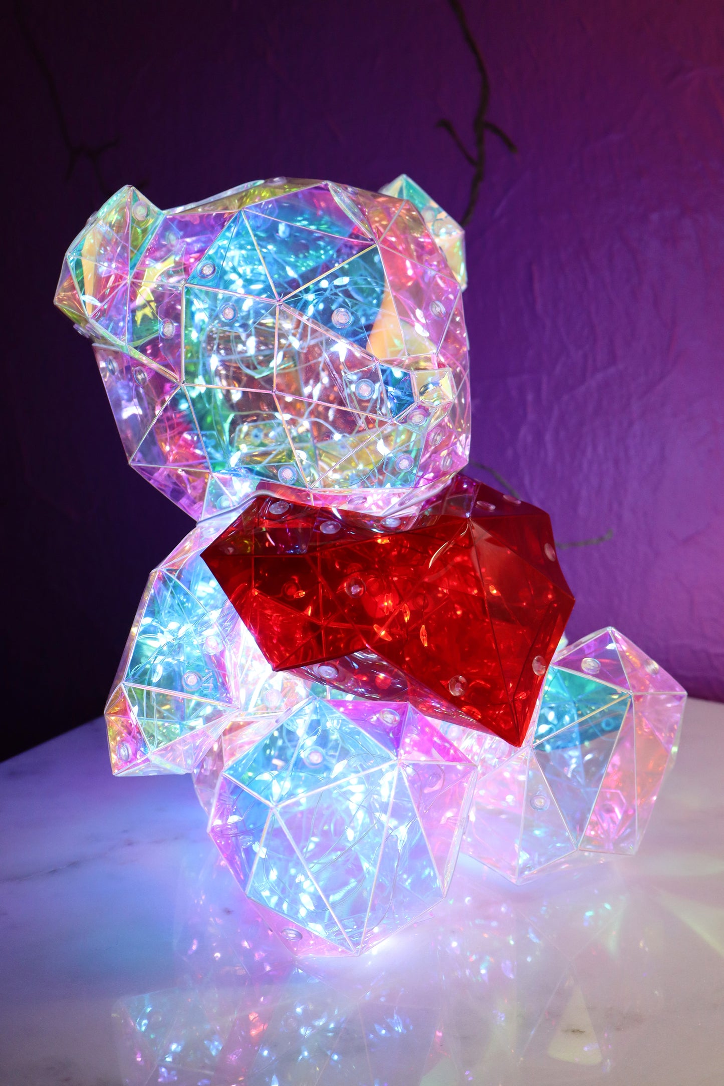 Iridescent Lit Bear
