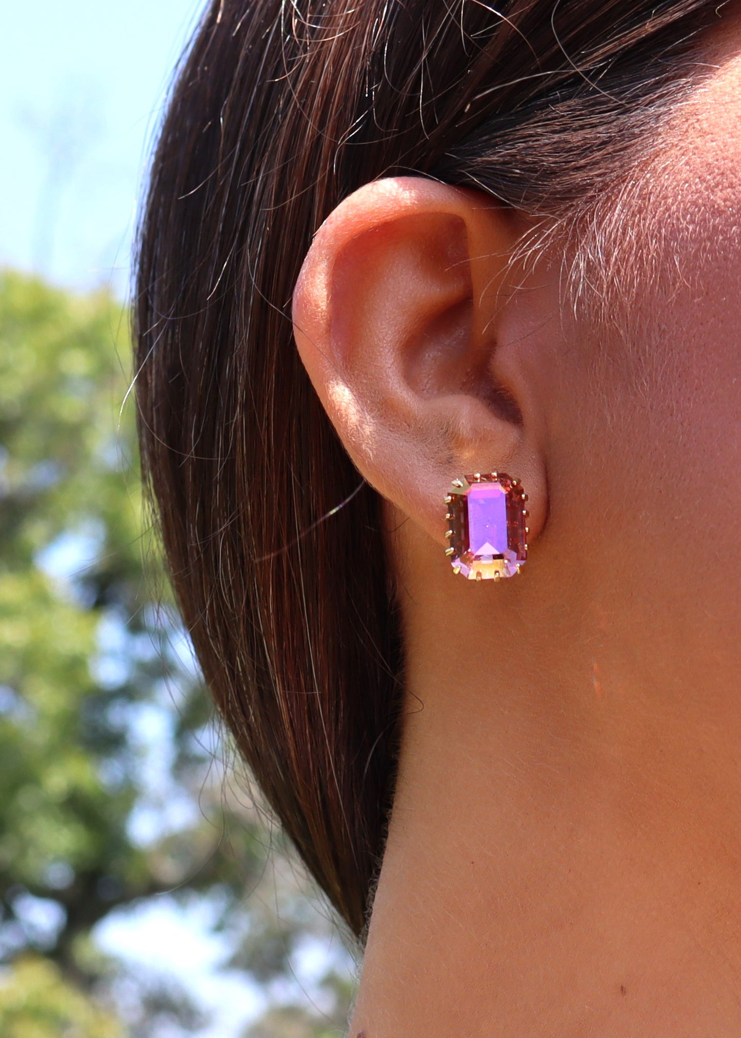 Karine Studs - Rose Brandy