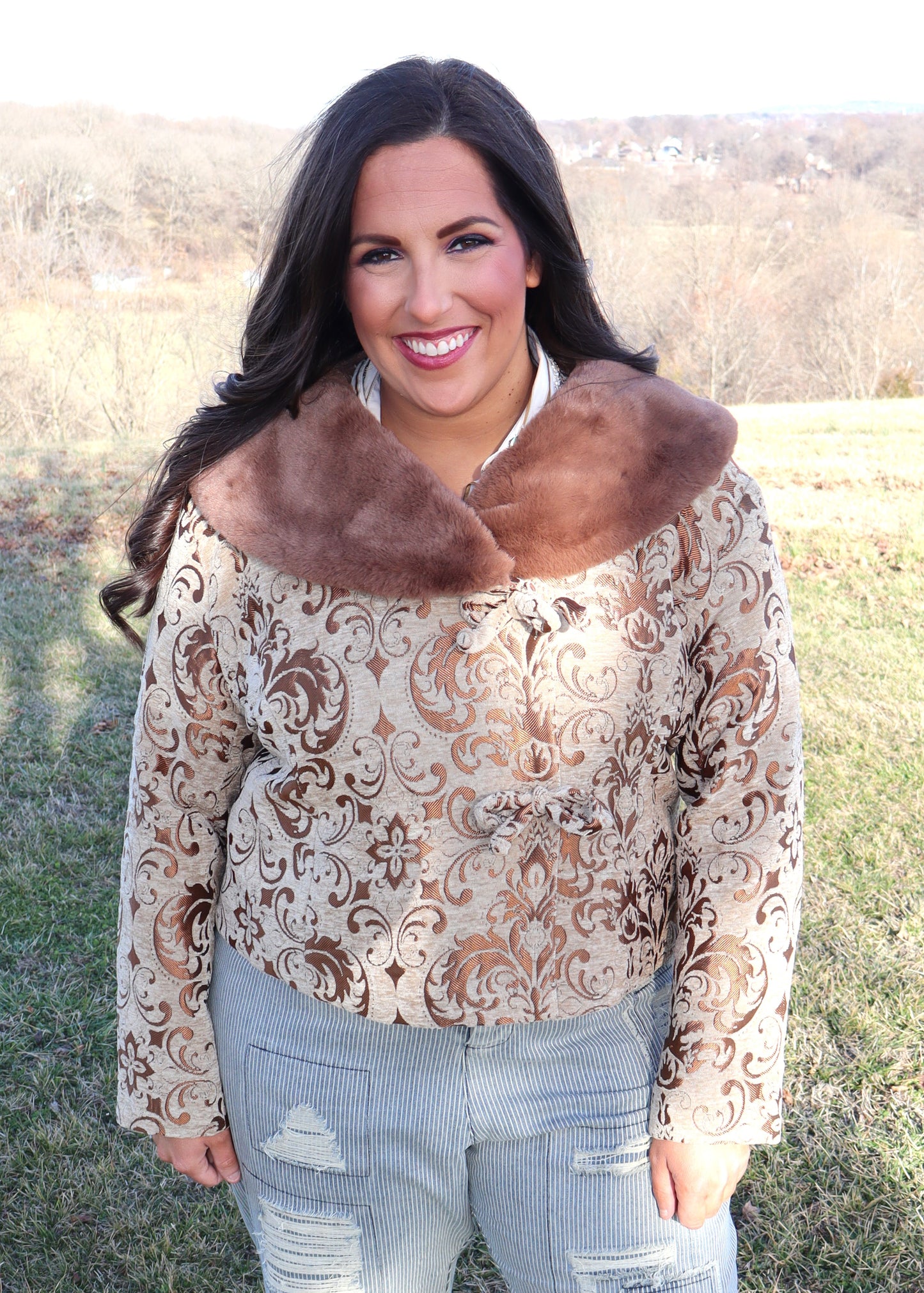 Morning Mist Coat - Bronze