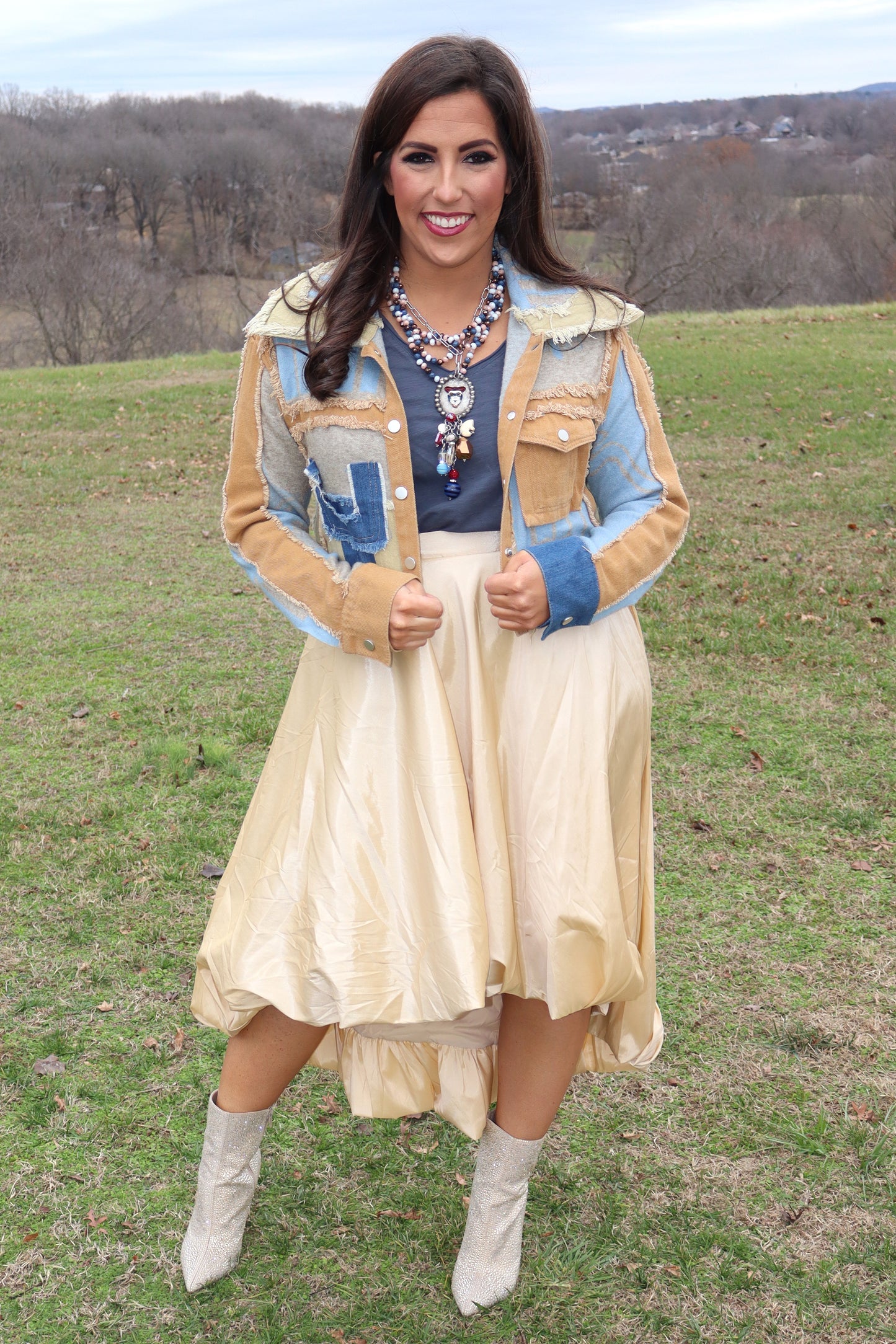 Patchwork Denim Jacket