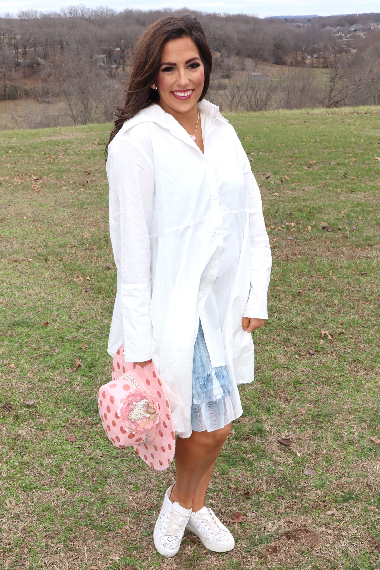 Queen of Everything Shark Bite Hem Dress
