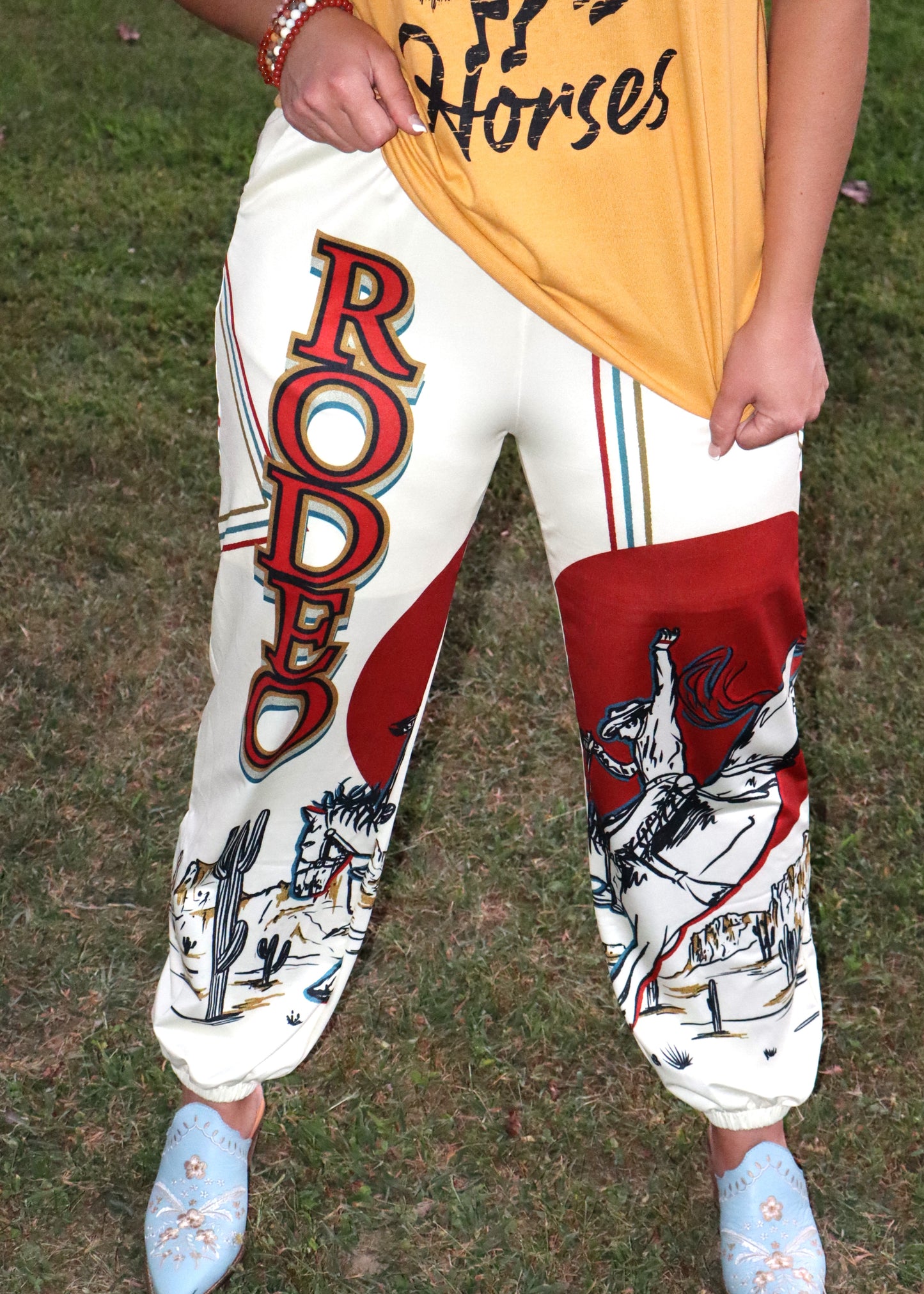 Rodeo Cowgirl Jogger Pants