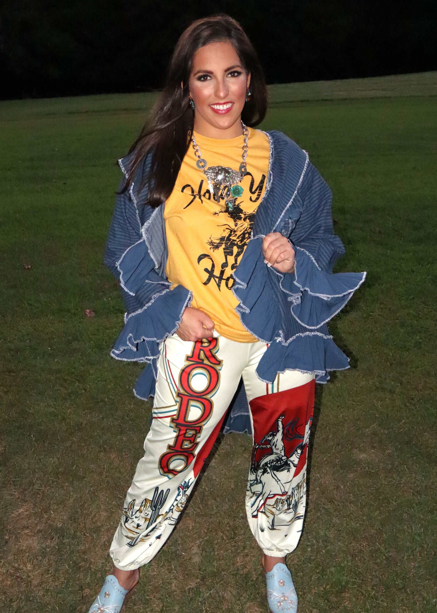 Rodeo Cowgirl Jogger Pants
