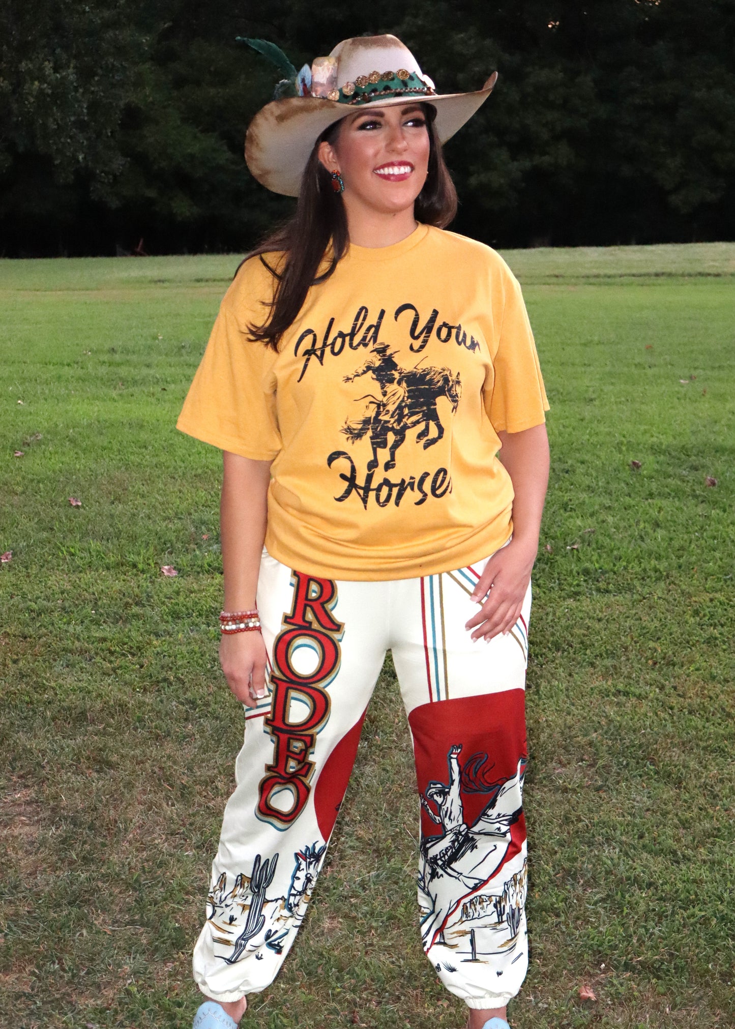 Rodeo Cowgirl Jogger Pants