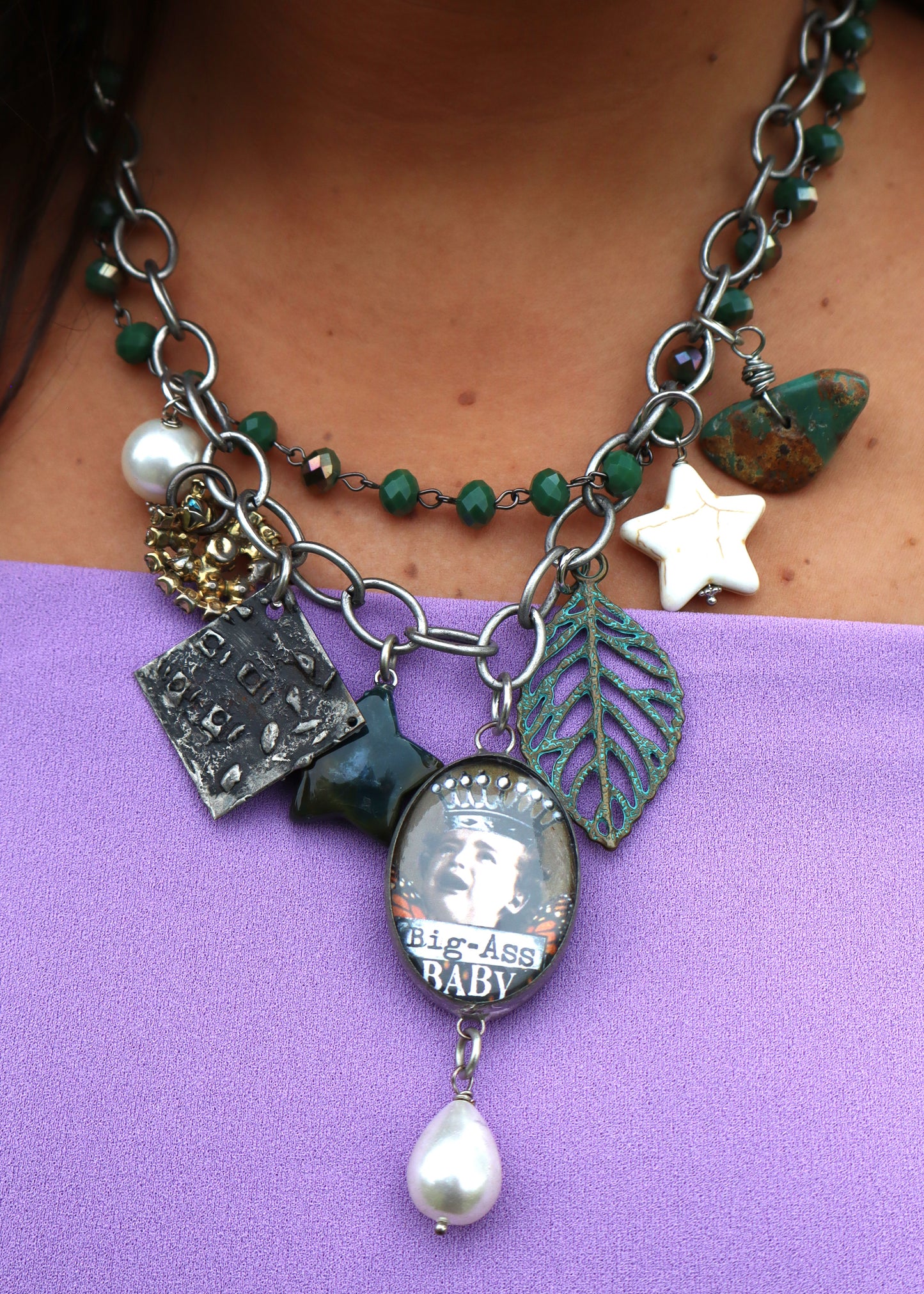 Rub Some Dirt On It Double-Sided Necklace
