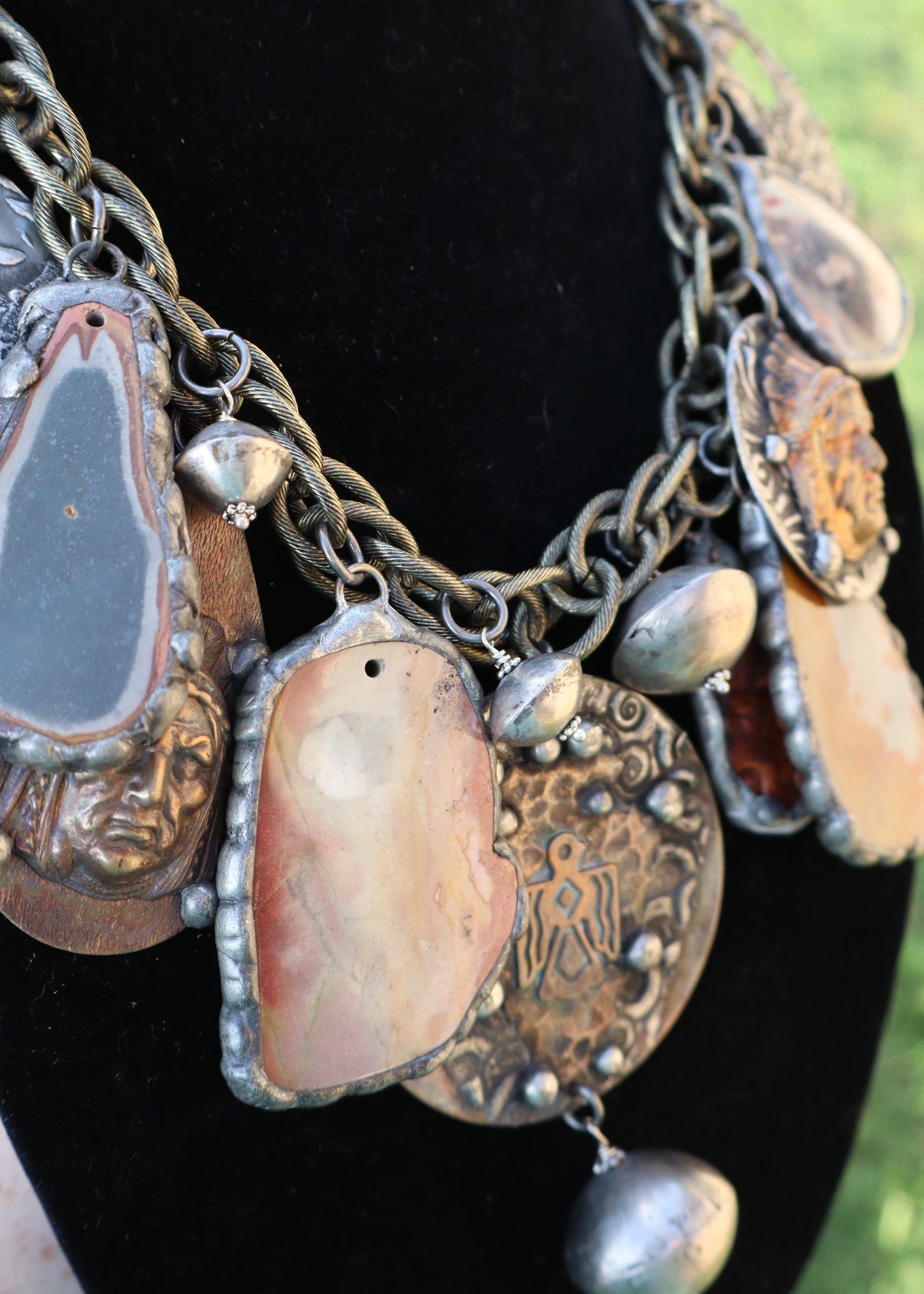 Rustic Thunderbird Necklace