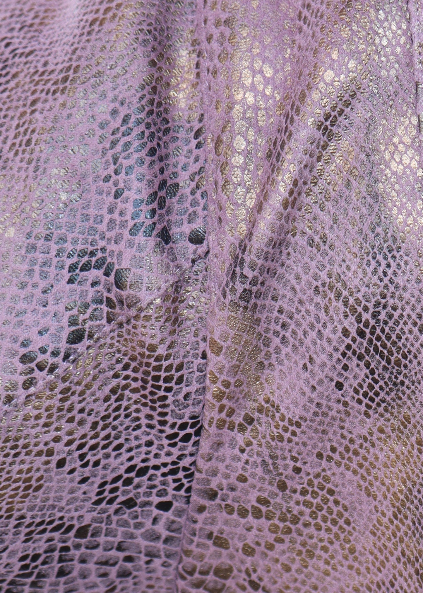 Slithering In Style Suede Jacket - Plum