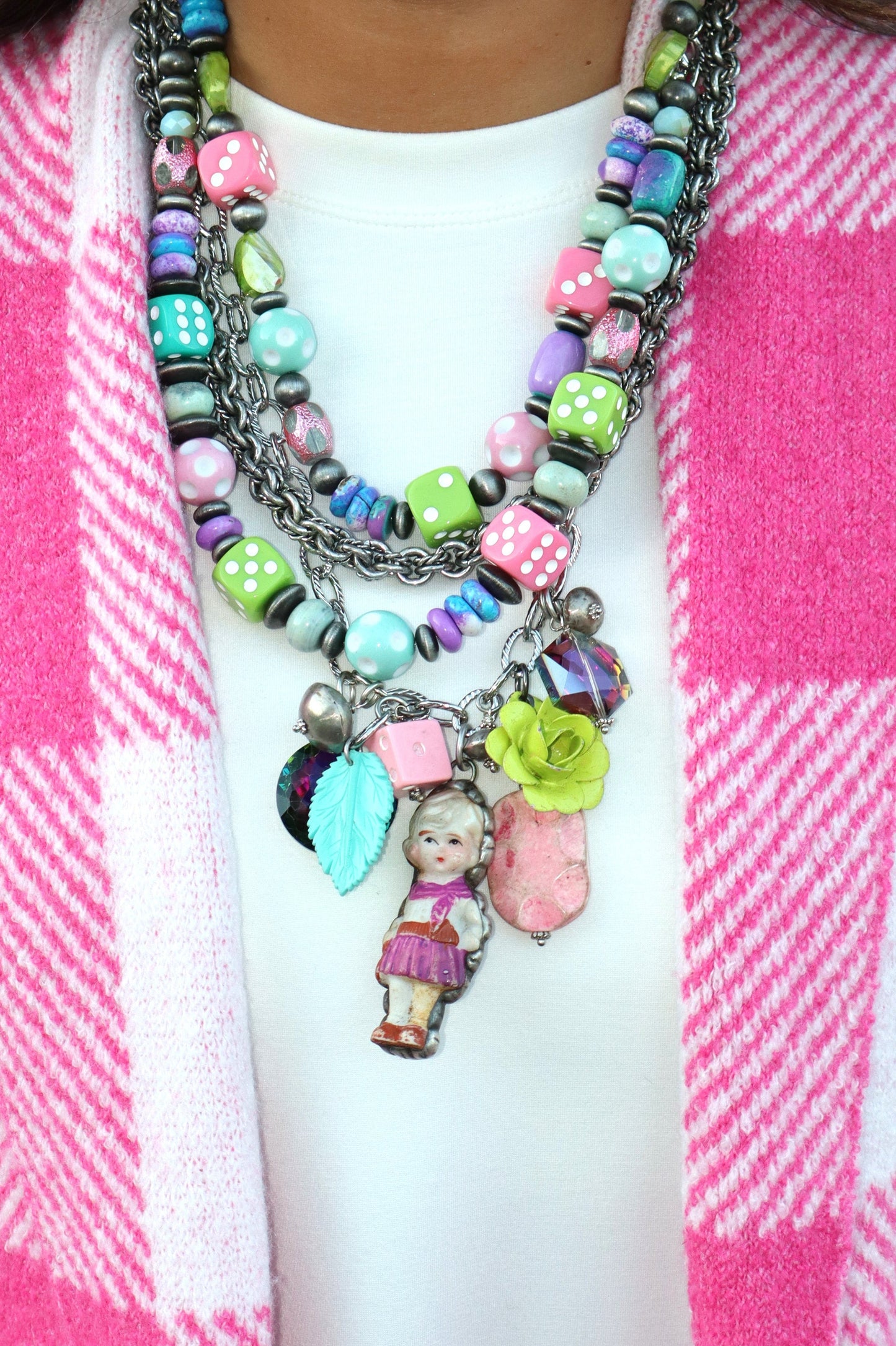 Sugar and Dice and Everything Nice Necklace