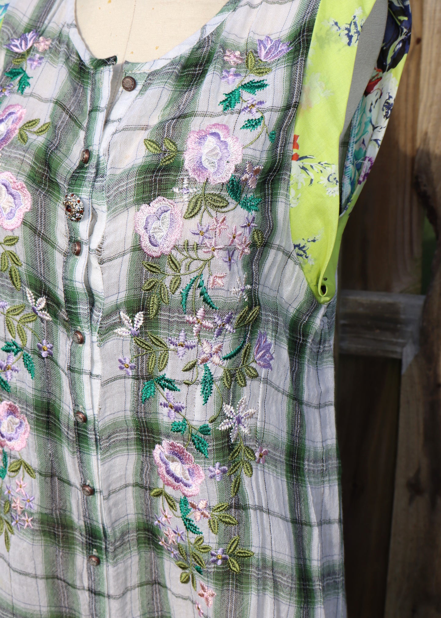 Summer Breeze Shirt Dress - Green