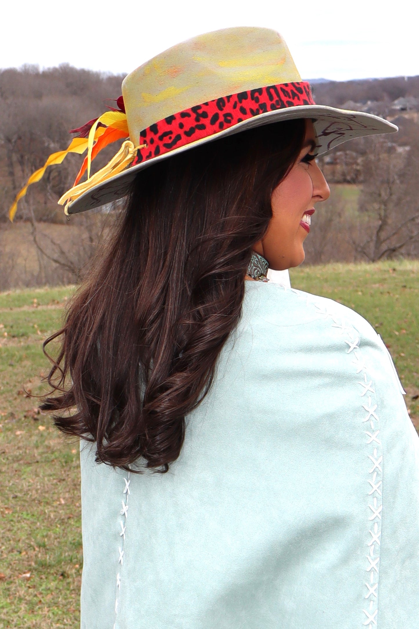 Tonto Flat-Brimmed Hat - Size Medium