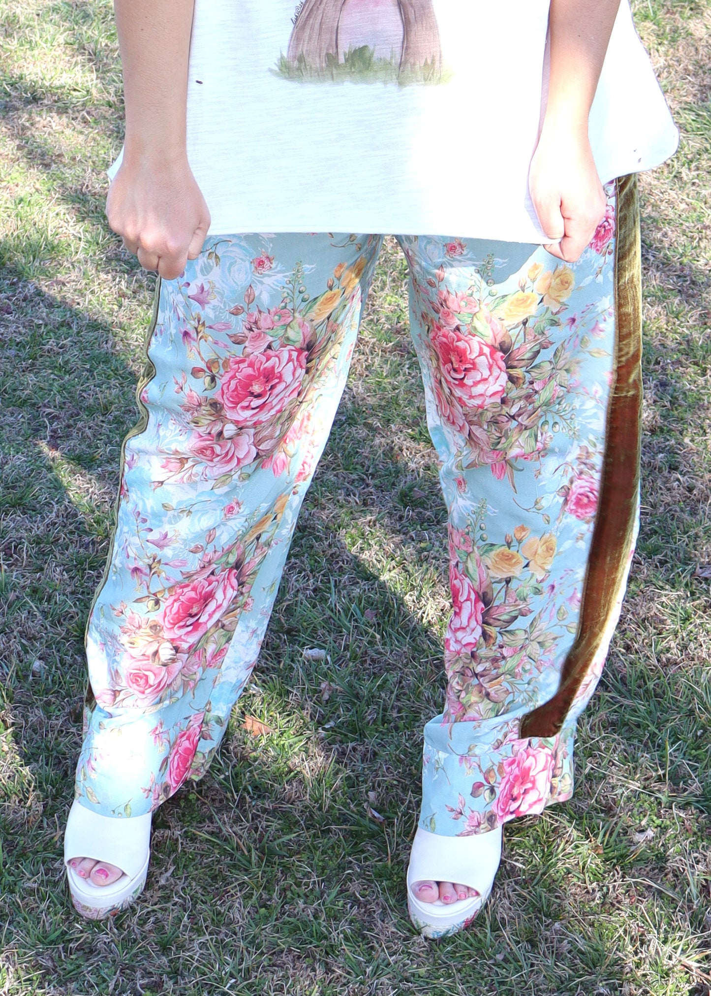 Valentina Pants - Aqua Foam