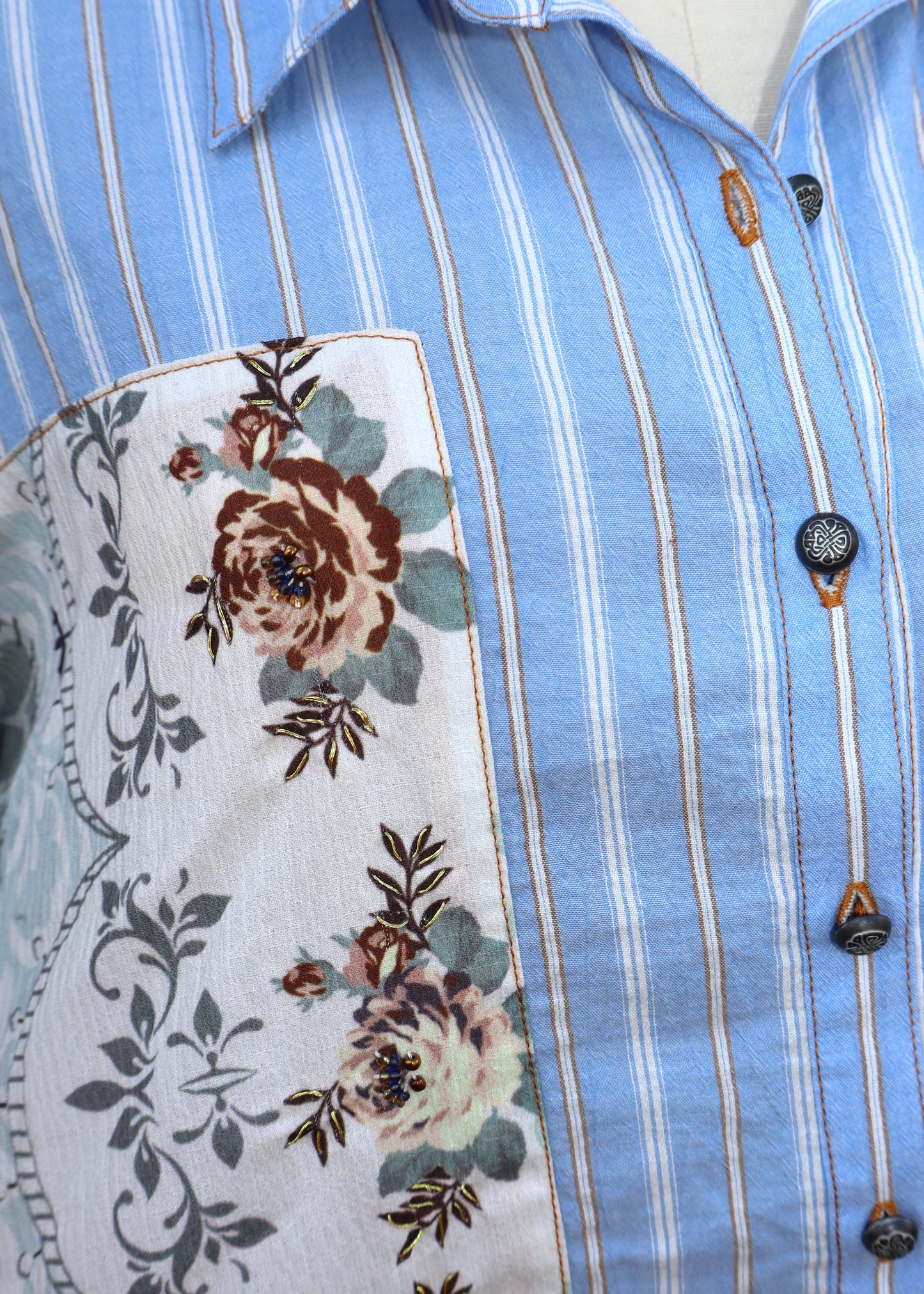 Vintage Executive Button-Up Shirt