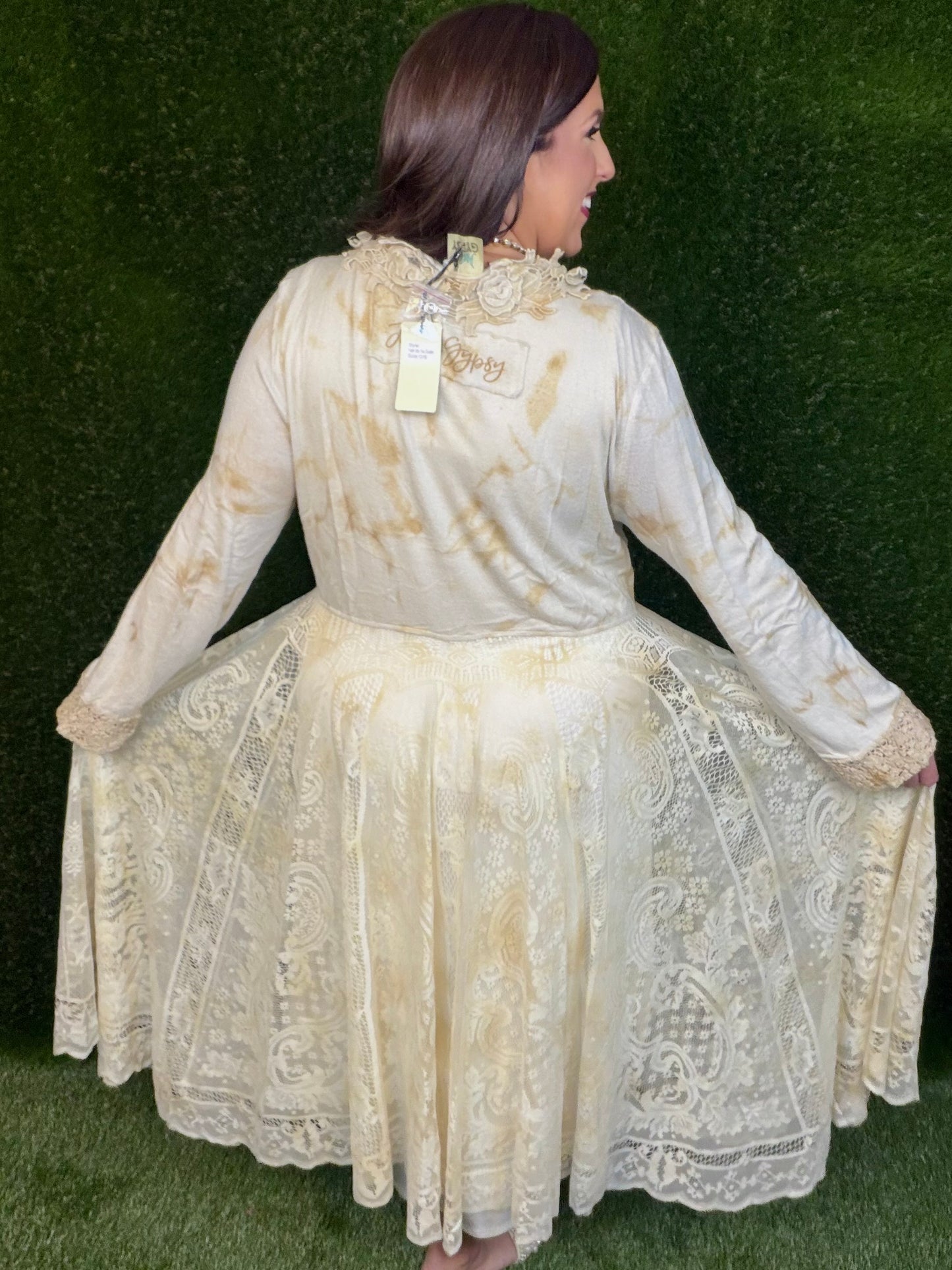 Fade Into You Duster - Cream