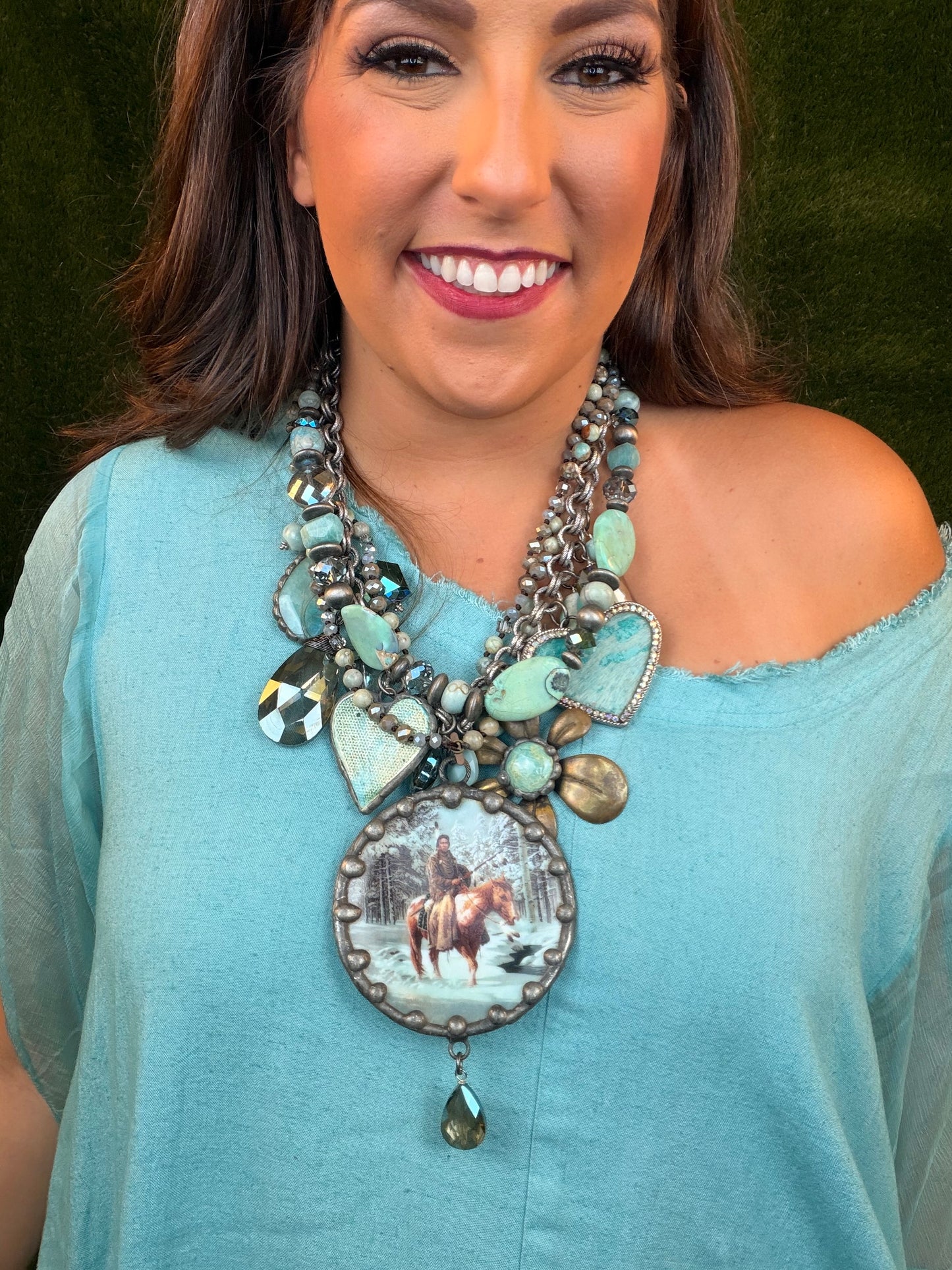 Warrior of the Horses Necklace