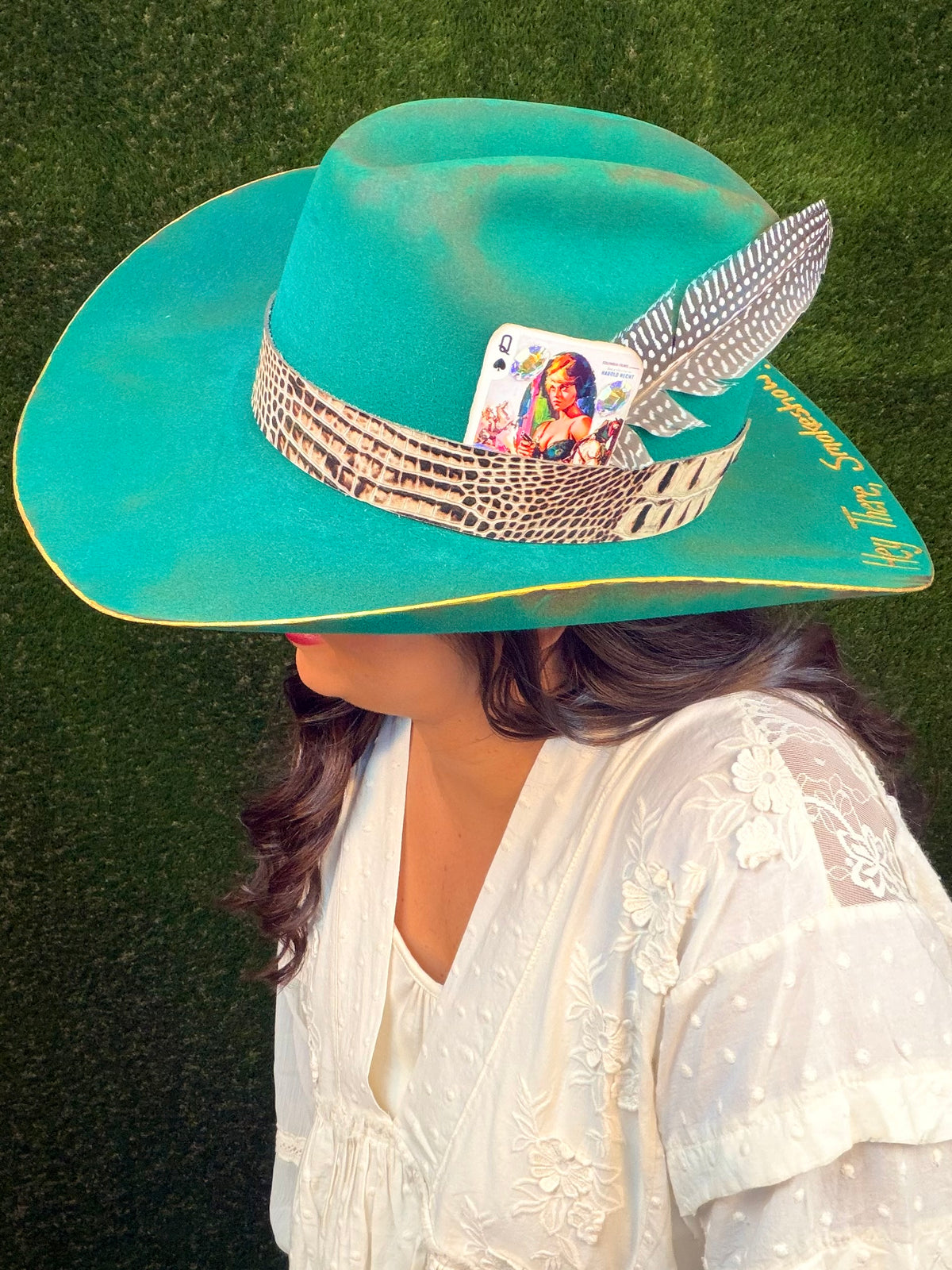 Hey There, Smokeshow Cowboy Hat - Size 7 1/8