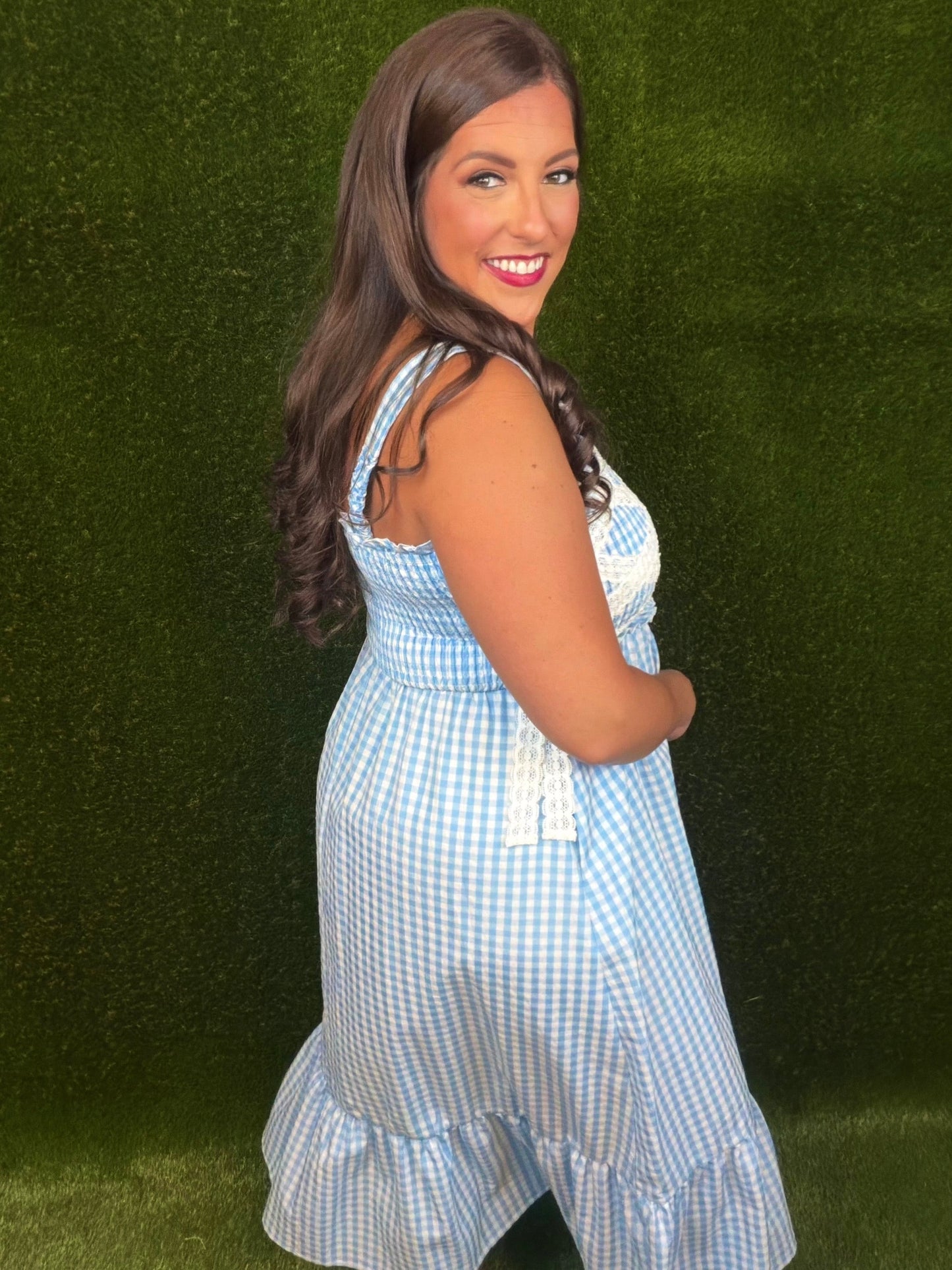 Blueberry Pie Midi Dress