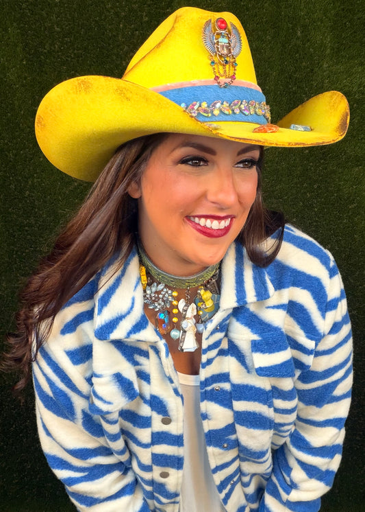 Journey Is Worth It Cowboy Hat - Size Large