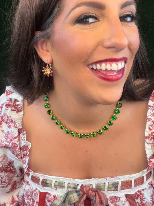 Blaire Earrings - Scarlet