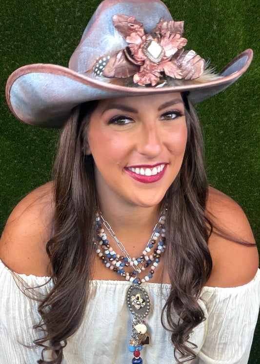 Rosalinda Cowboy Hat - Size Medium
