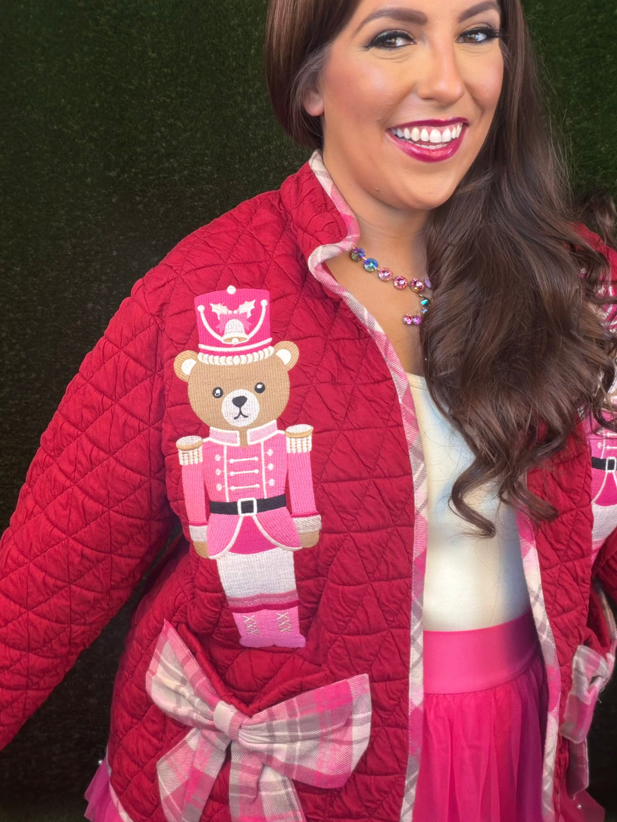Nutcracker Bear Quilted Jacket