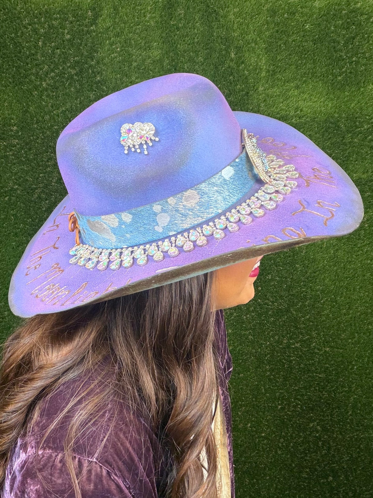 Dancing In The Moonlight Cowboy Hat - Size Medium