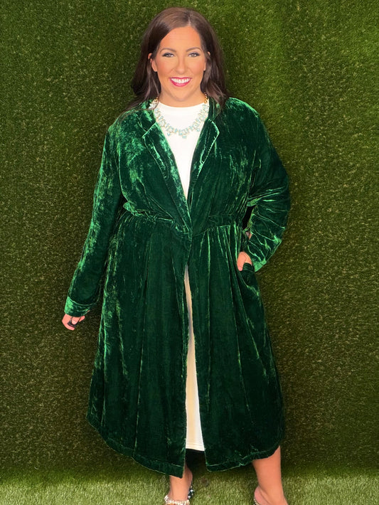 Golden Slumber Duster - Emerald