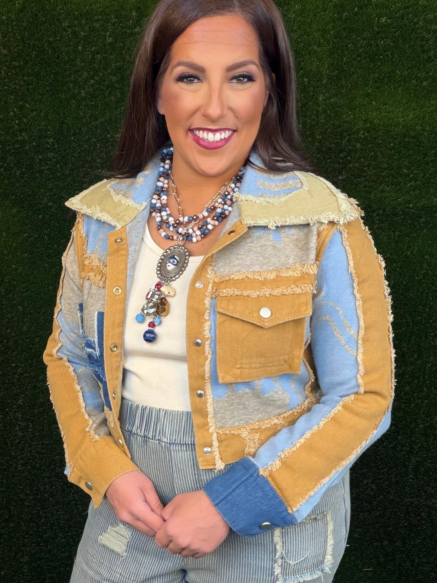 Patchwork Denim Jacket