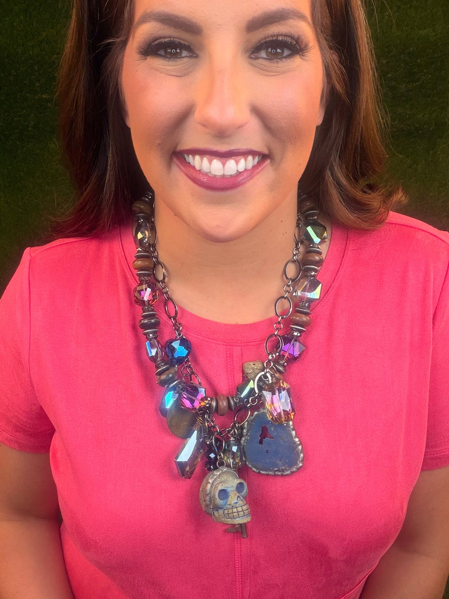 Bone Jovi Skull Necklace