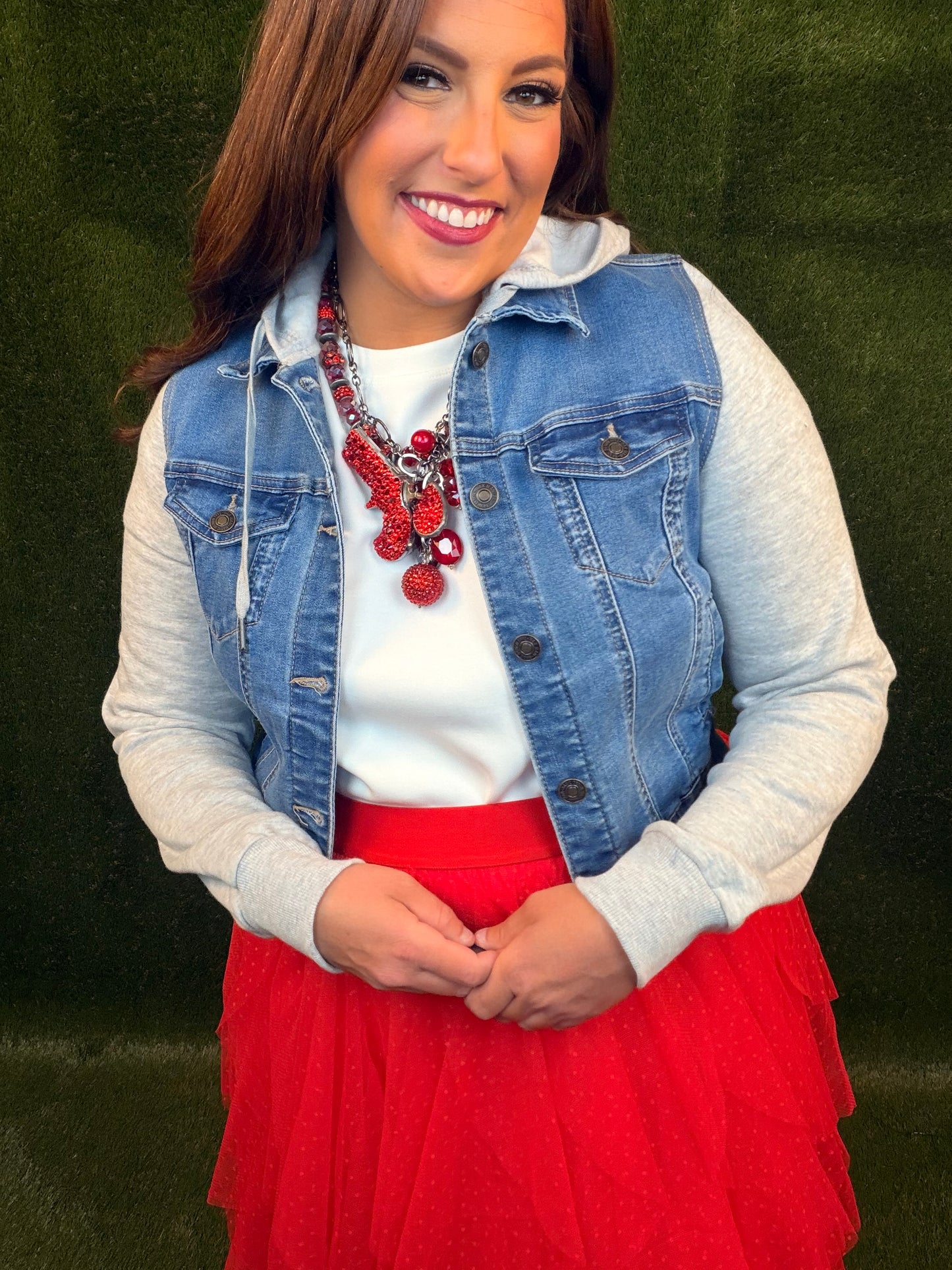 High Heel Half and Half Jacket