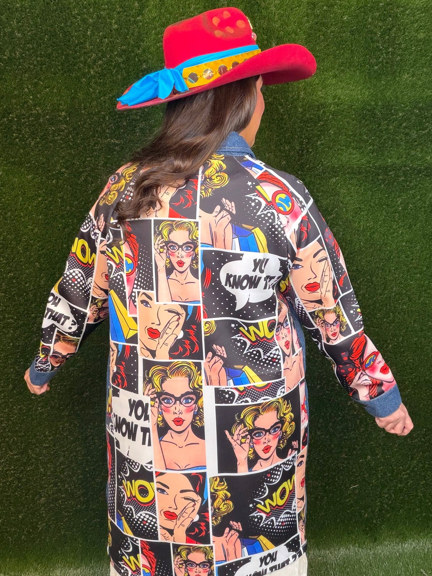 Comic Book Denim Jacket