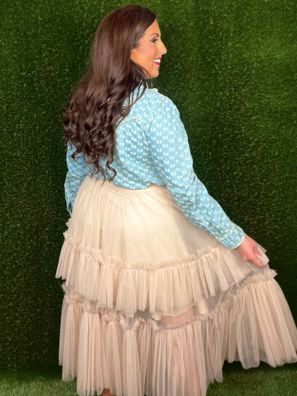 Dance The Night Away Tulle Skirt - Taupe